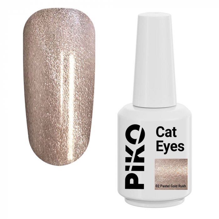 oja semipermanenta Piko Cat Eyes 15 g 02 Pastel Gold Rush [1]