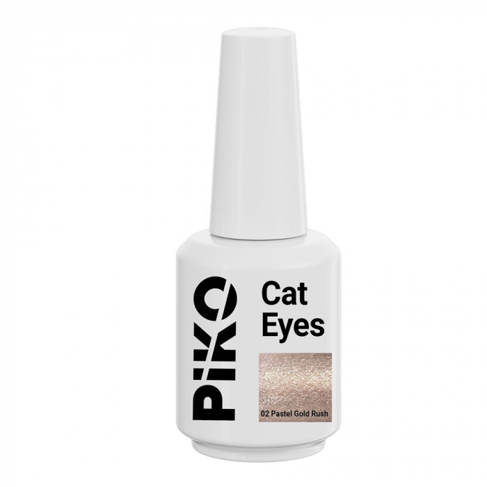 oja semipermanenta Piko Cat Eyes 15 g 02 Pastel Gold Rush [2]