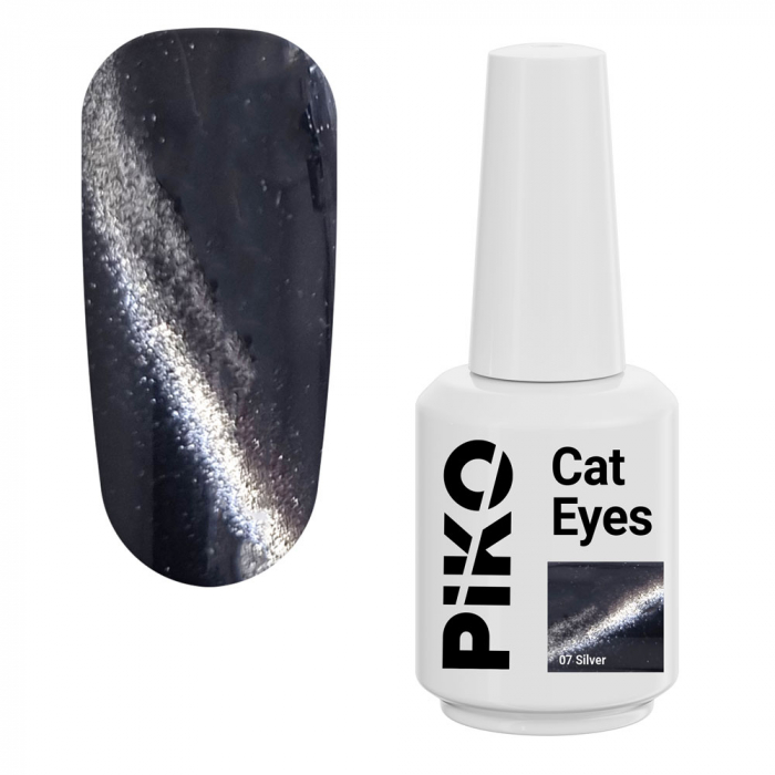 oja semipermanenta Piko Cat Eyes 15 g 07 Silver [1]