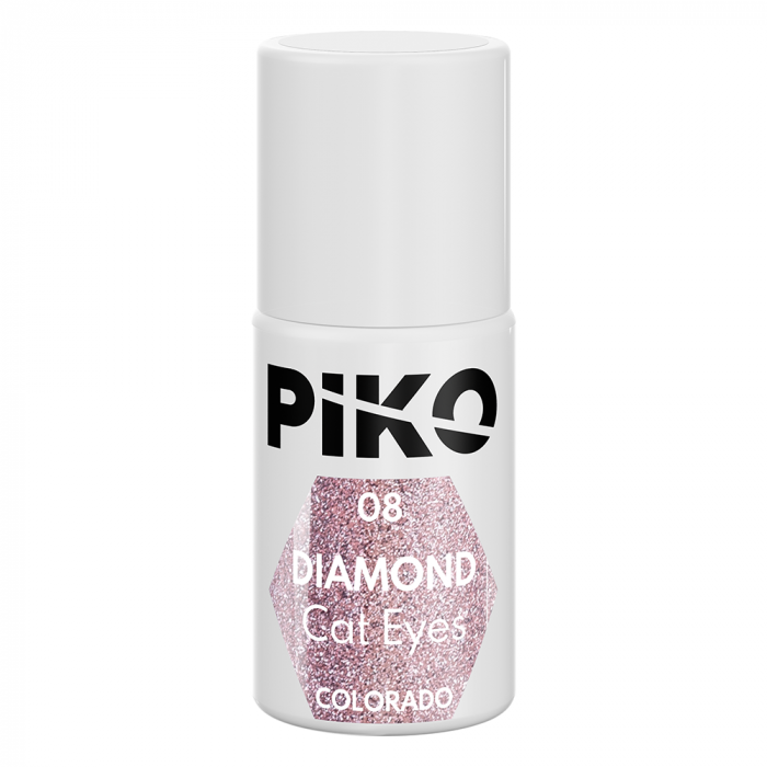 Oja semipermanenta Piko, 7 ml, Diamond Cat Eyes, 08 Colorado [2]
