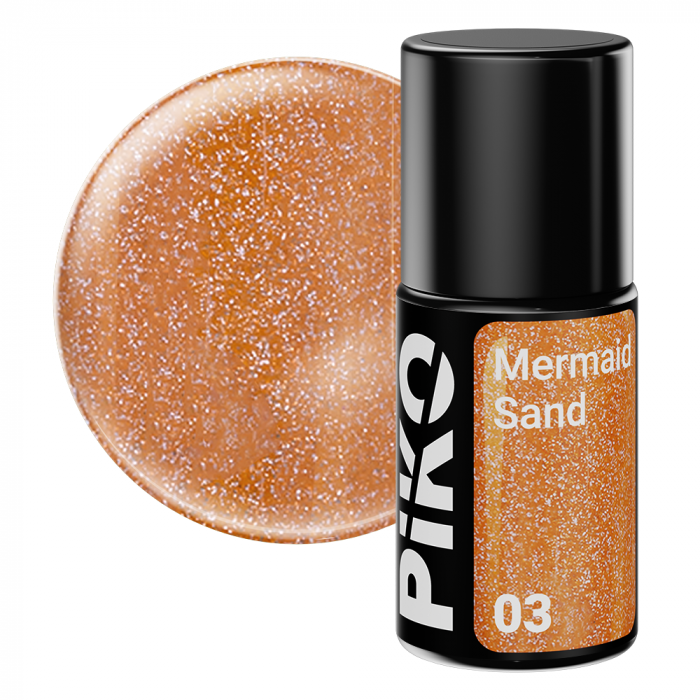 Oja semipermanenta Piko, Mermaid Sand, 7 g, 03, Translucent Orange [1]