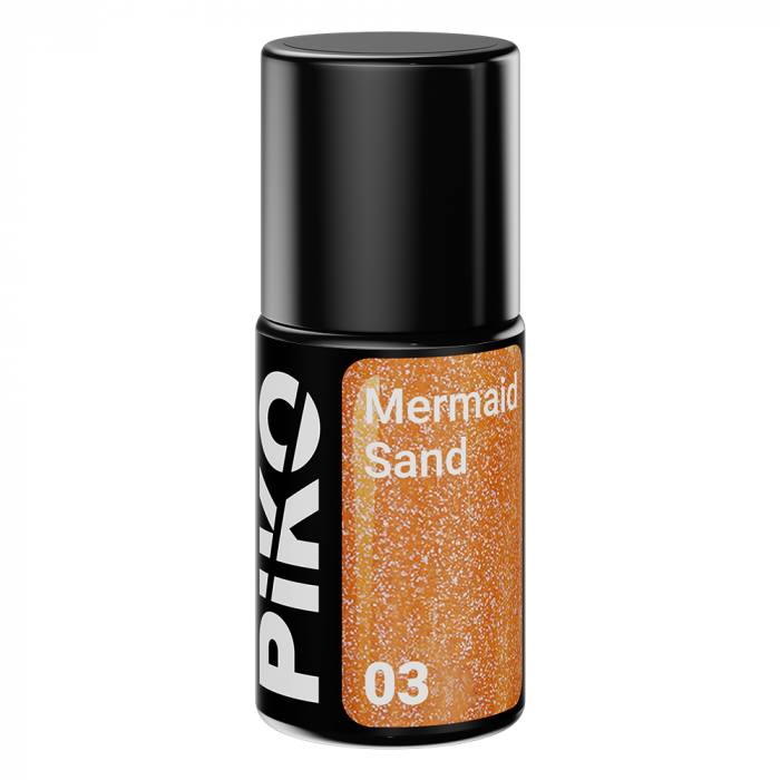 Oja semipermanenta Piko, Mermaid Sand, 7 g, 03, Translucent Orange [2]