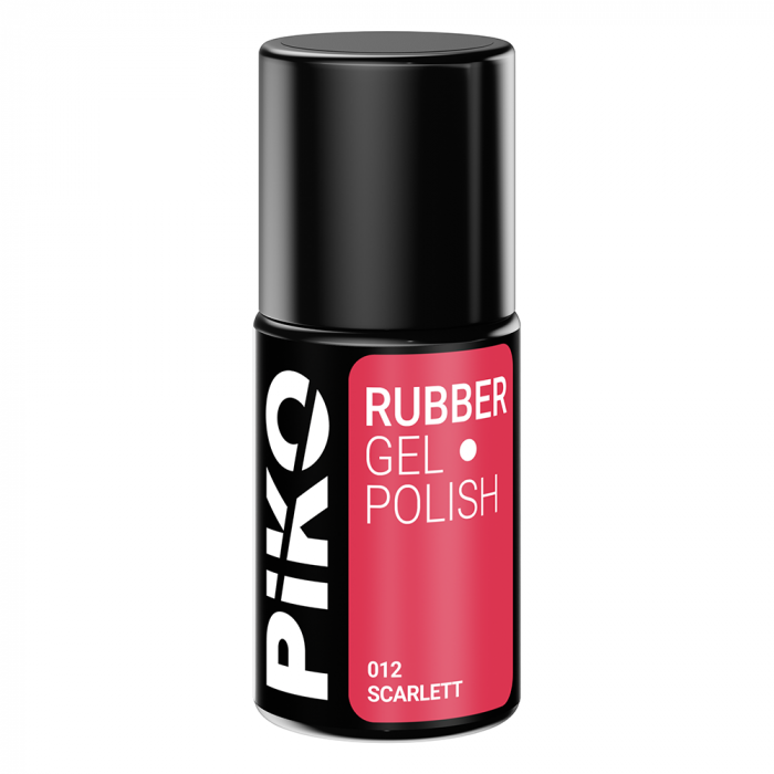 Oja semipermanenta Piko, Rubber, 7ml, 012 Scarlett [2]