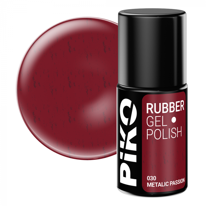 Oja semipermanenta Piko, Rubber, 7ml, 030 Metalic Passion [1]