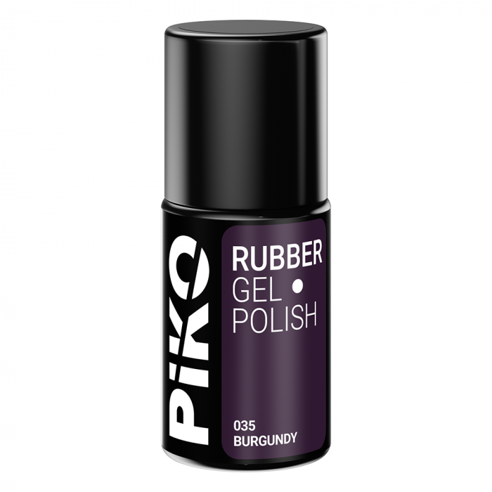 Oja semipermanenta Piko, Rubber, 7ml, 035 Burgundy [2]