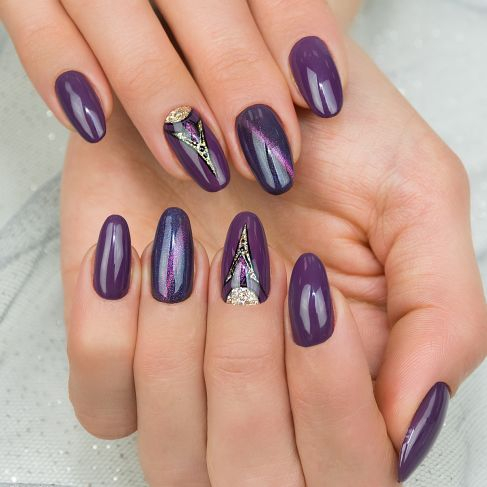 Oja semipermanenta Semilac 014 Dark Violet Dreams 7 ml [2]