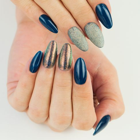 Oja semipermanenta Semilac 074 Prussian Blue 7 ml [2]