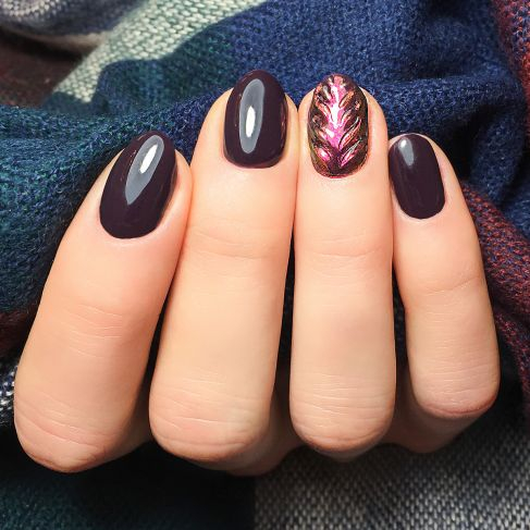 Oja semipermanenta Semilac 100 Black Purple 7 ml [2]