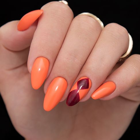 Oja semipermanenta Semilac 158 Orient Mandarin 7 ml [2]