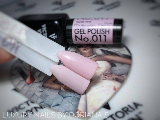 Oja semipermanenta Victoria Vynn Gel Polish 011 Pastel Pink 8 ml [3]