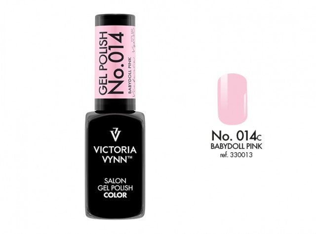 Oja semipermanenta Victoria Vynn Gel Polish 014 Babydoll Pink 8 ml [1]