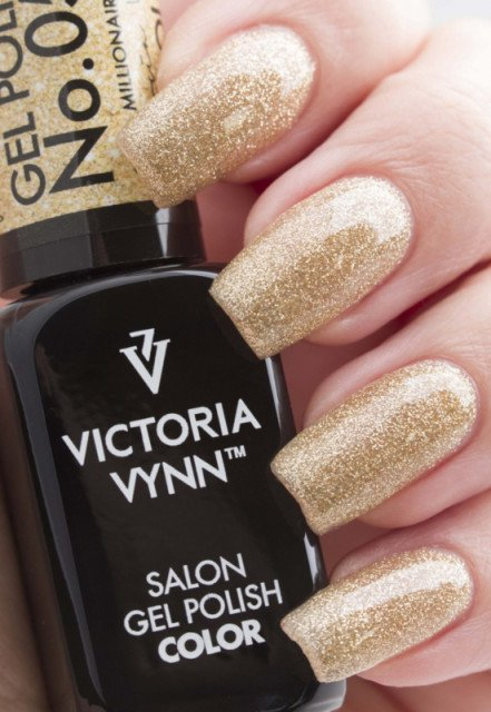Oja semipermanenta Victoria Vynn Gel Polish 056 Gold Millionaire 8 ml [4]