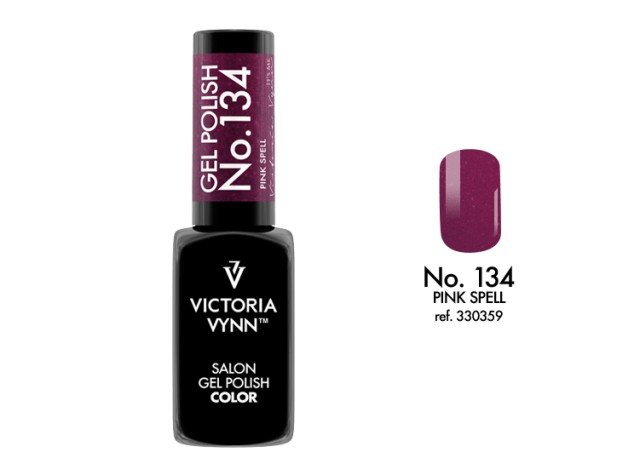 Oja semipermanenta Victoria Vynn Gel Polish 134 Pink Spell 8 ml [1]