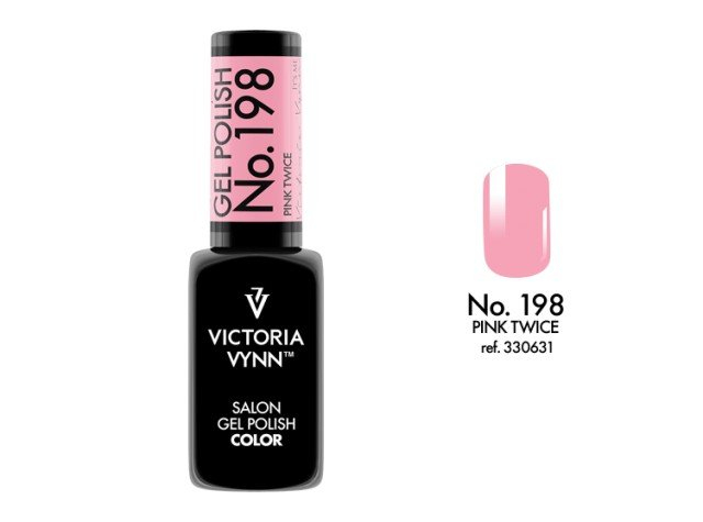Oja semipermanenta Victoria Vynn Gel Polish 198 Pink Twice 8 ml [1]