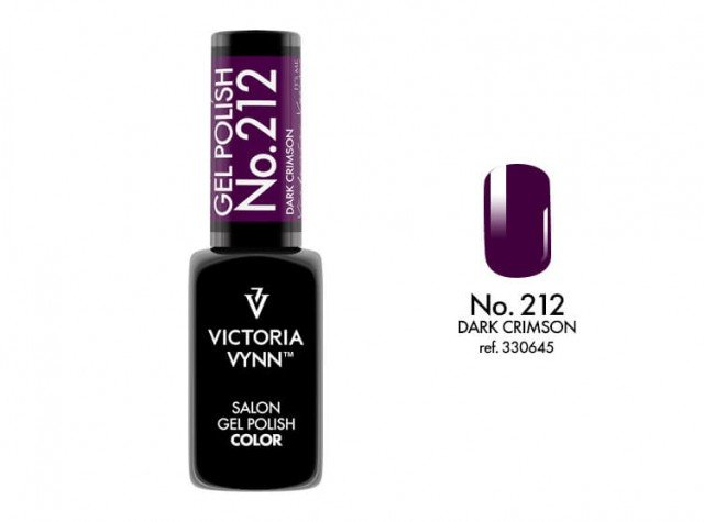 Oja semipermanenta Victoria Vynn Gel Polish 212 Dark Crimson 8 ml [1]