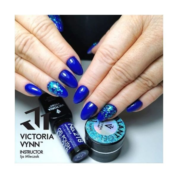 Oja semipermanenta Victoria Vynn Gel Polish 218 Saphire Blue 8 ml [3]