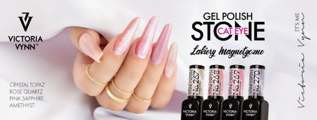 Oja semipermanenta Victoria Vynn Gel Polish 270 Amethyst Cat Eye 8 ml [2]