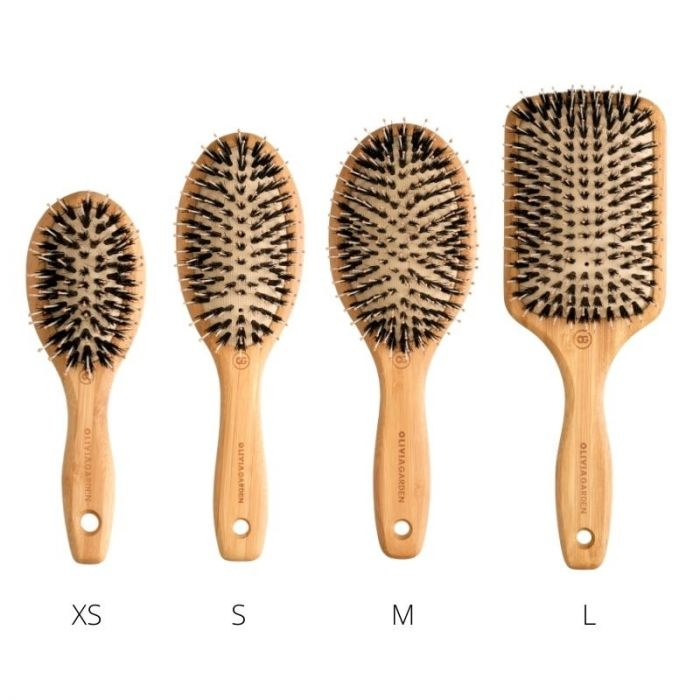 Olivia Garden Bamboo Touch Combo Large - Perie de par profesionala cu par de mistret si nailon [2]