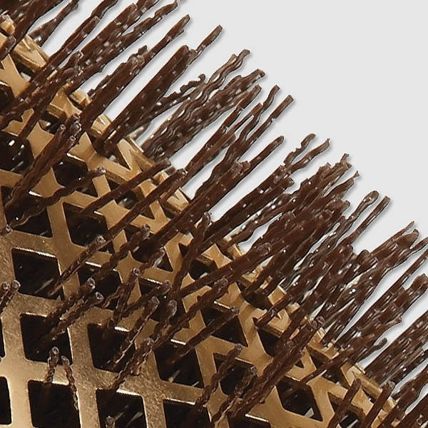 Olivia Garden Kit 4 perii profesionale de par Expert Blowout Shine Wavy Bristles Gold&Brown [3]