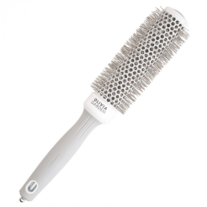 Olivia Garden Kit 5 perii profesionale de par Expert Blowout Speed Wavy Bristle White&Grey [3]