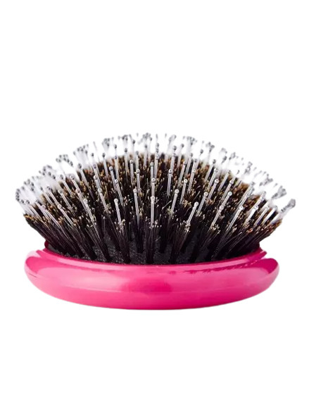 Olivia Garden Perie ceramic+ion cu peri de mistret+nailon Expert Care Oval Pink [2]