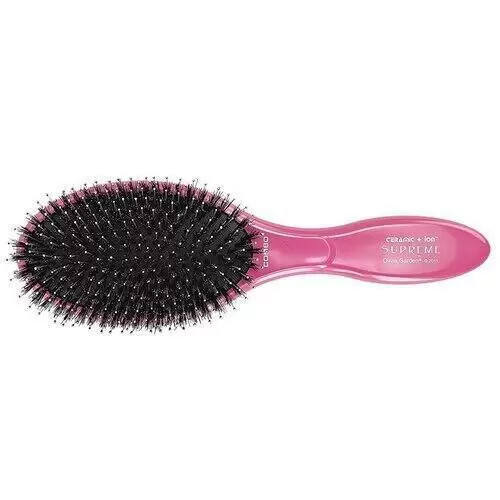 Olivia Garden Perie ceramic+ion cu peri de mistret+nailon Expert Care Oval Pink [3]
