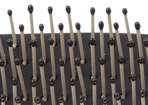 Olivia Garden Perie pentru par cu structura groasa Essential Style Wet Thick Hair Black Matt [3]