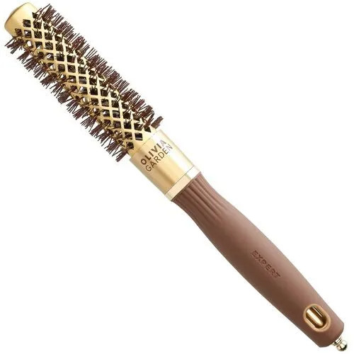 Olivia Garden Perie profesionala de par 20mm Expert Blowout Shine Wavy Bristles Gold&Brown [2]