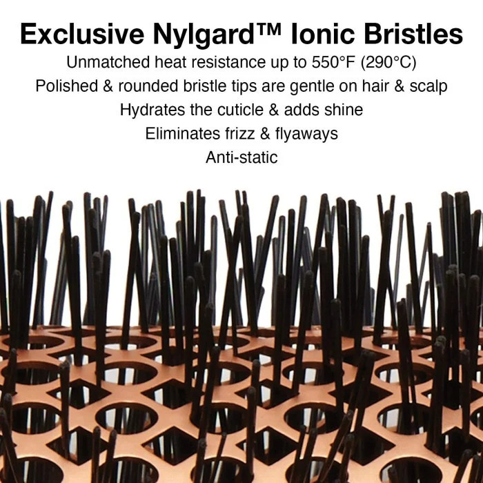 Olivia Garden Perie profesionala de par cupru+ceramica 25mm Expert Blowout Heat Nylgard Bristle [3]