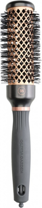 Olivia Garden Perie profesionala de par cupru+ceramica 35mm Expert Blowout Heat Nylgard Bristle [2]