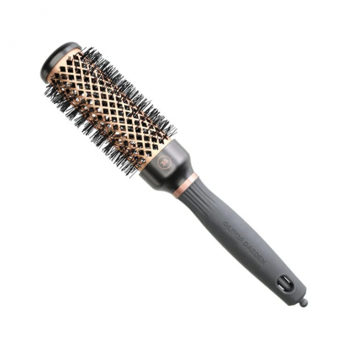 Olivia Garden Perie profesionala de par cupru+ceramica 35mm Expert Blowout Heat Nylgard Bristle [1]
