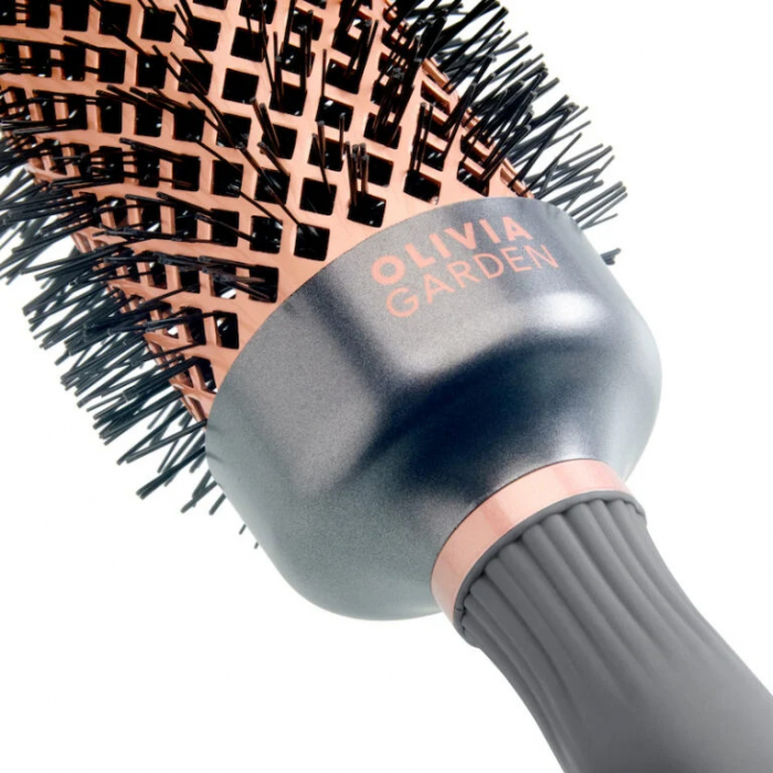 Olivia Garden Perie profesionala de par cupru+ceramica 55mm Expert Blowout Heat Nylgard Bristle [3]