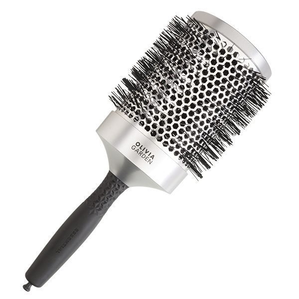 Olivia Garden Perie profesionala de par Essential Blowout Classic Silver 85mm [2]