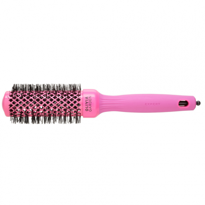 Olivia Garden Perie profesionala de par Expert Blowout Shine Pink 35mm [2]
