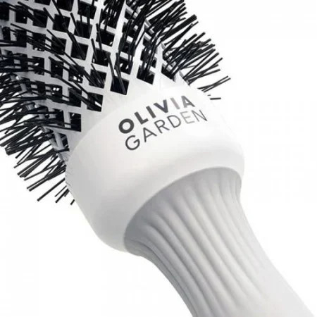 Olivia Garden Perie profesionala de par Expert Blowout Shine White&Gray 25mm [2]