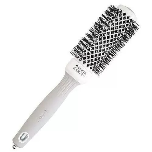 Olivia Garden Perie profesionala de par Expert Blowout Shine White&Gray 35mm [2]