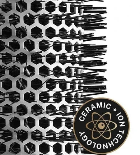 Olivia Garden Perie profesionala de par Expert Blowout Shine White&Gray 65mm [2]