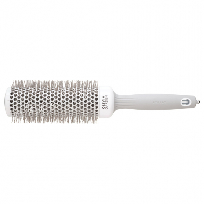 Olivia Garden Perie profesionala de par XL 45mm Expert Blowout Speed Wavy Bristle White&Grey [2]