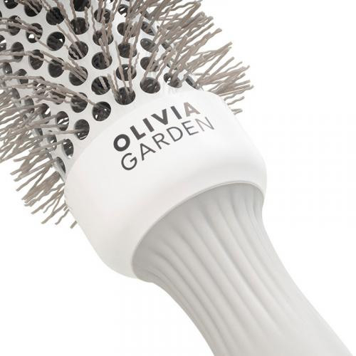 Olivia Garden Perie profesionala de par XL 45mm Expert Blowout Speed Wavy Bristle White&Grey [3]
