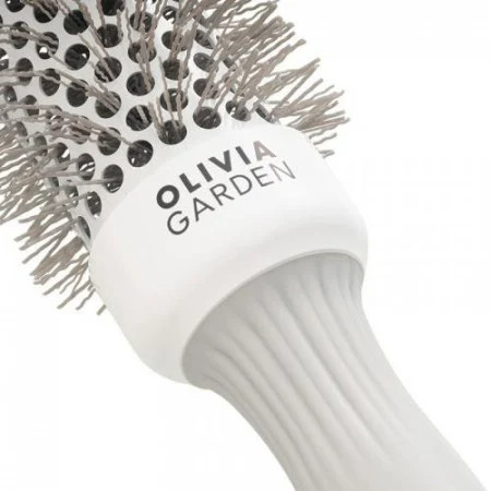 Olivia Garden Perie profesionala de par XL 55mm Expert Blowout Speed Wavy Bristle White&Grey [2]