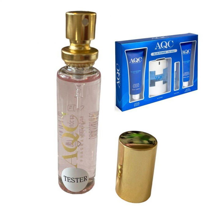 Pachet 6 seturi produse de ingrijire Blue Power, pentru, Aquarius, 355ml + Tester apa de toaleta Blue Men 44028 Gratuit [3]