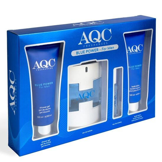 Pachet 6 seturi produse de ingrijire Blue Power, pentru, Aquarius, 355ml + Tester apa de toaleta Blue Men 44028 Gratuit [1]