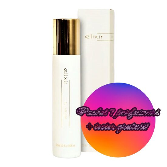 Pachet 7 X Apa de parfum Cote d'Azur, Elixir, White, Femei, 30ml + Tester [1]