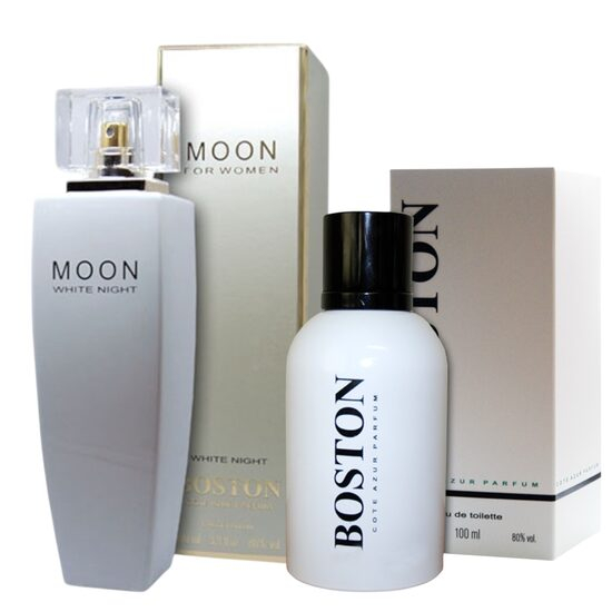 Pachet El si Ea - Apa de Parfum si toaleta Cote d'Azur Boston Moon White Night, 200 ml [1]