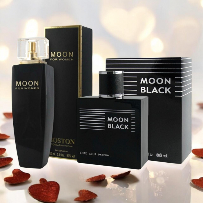 Pachet El si ea Apa de toaleta si parfum Moon black, Cote D´Azur, 200 ml [2]