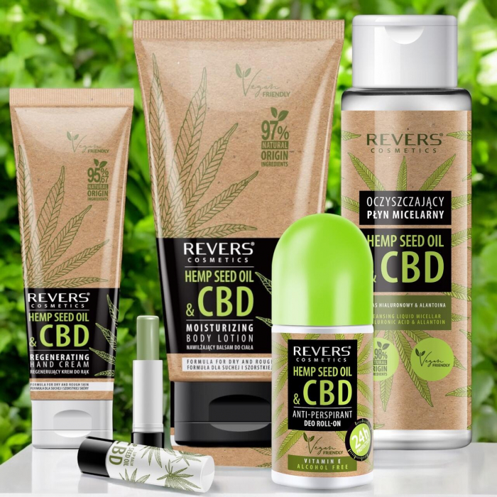 Pachet ingrijire cu ulei natural de canepa CBD, 100% vegan, Revers [2]