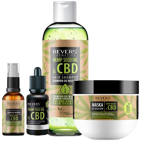 Pachet ingrijire par cu ulei natural de canepa CBD, Revers [1]
