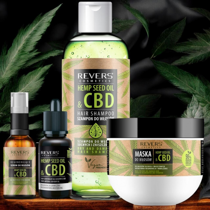 Pachet ingrijire par cu ulei natural de canepa CBD, Revers [3]