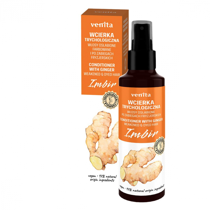 Pachet produse tricologice pt par cu extract de ghimbir, lotiune, sampon si instrument de masaj [3]