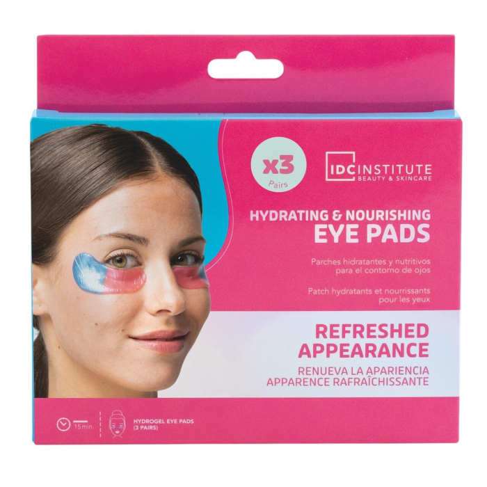 Pad cu gel pentru ochi 3 perechi, IDC Institute, 90303, hidratare & hranire [2]
